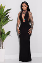 AMIKA BLACK DRESS