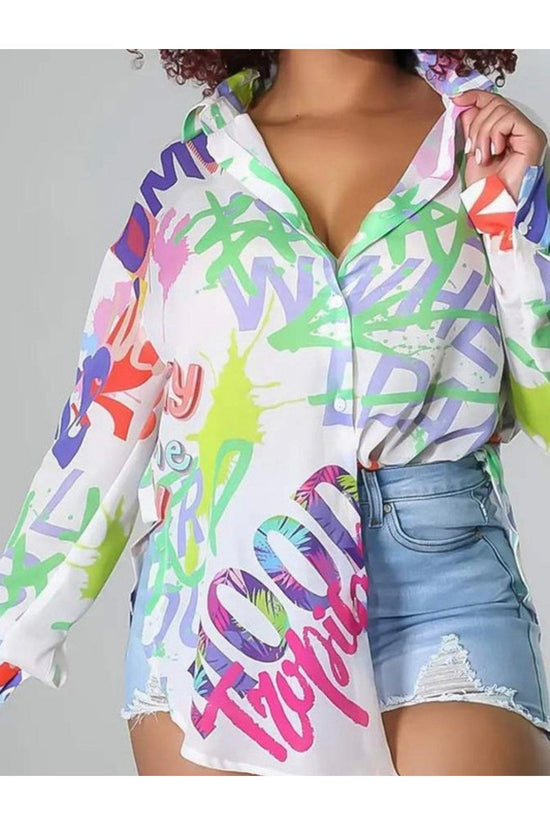 GRAFFITI BLOUSE